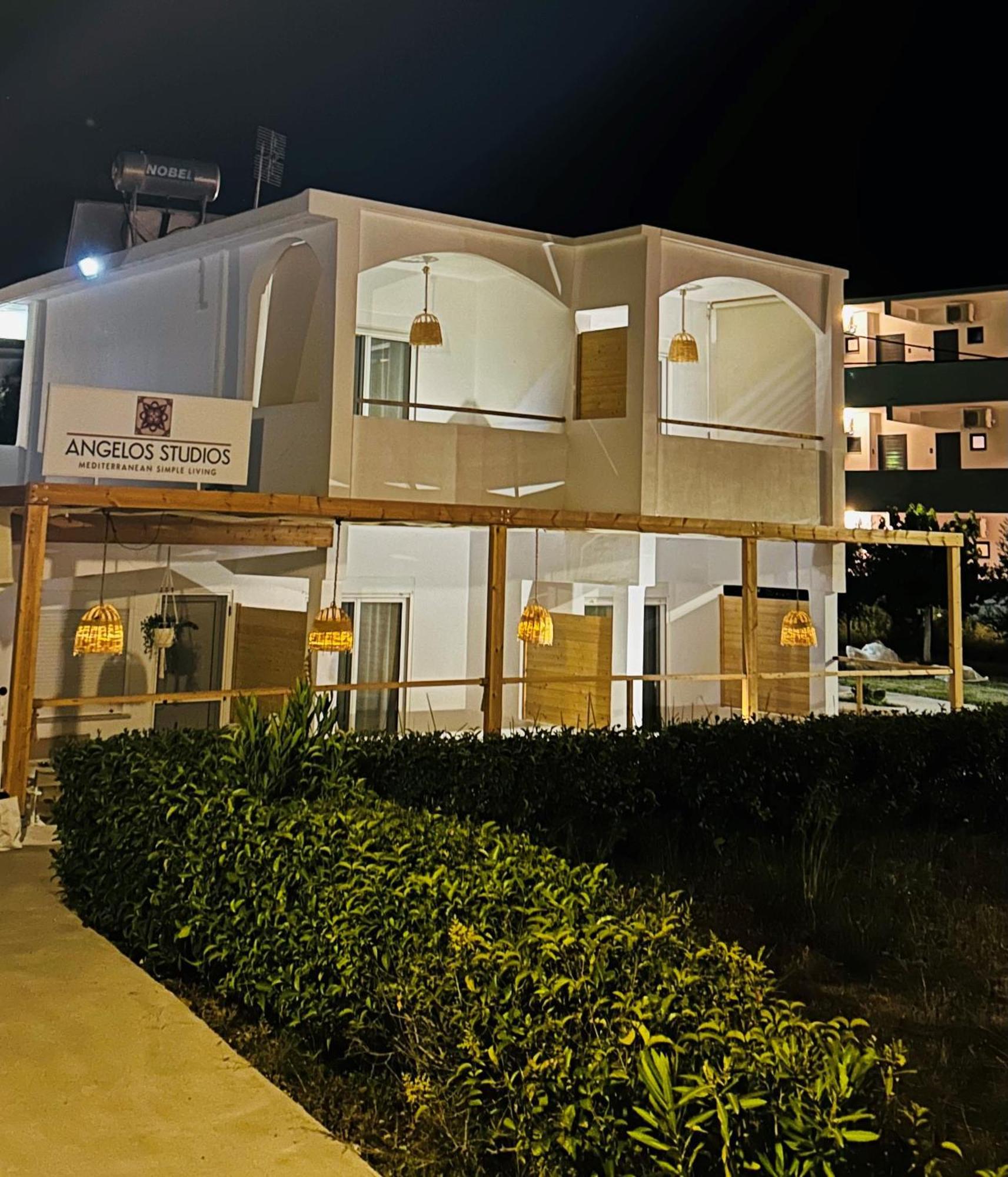 Angelos Studios 1-2 In Faliraki Rhodes-Ground Floor Eksteriør bilde