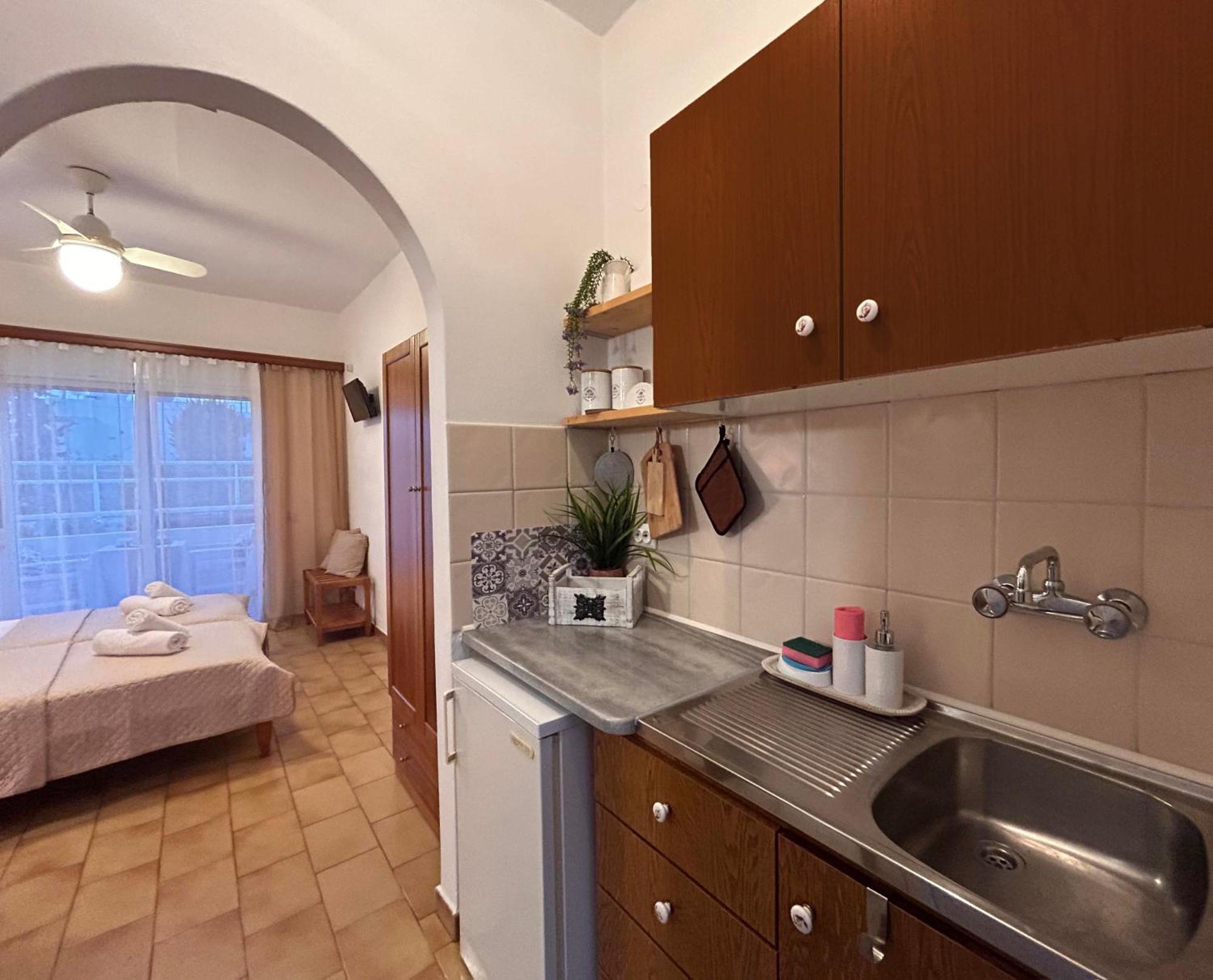 Angelos Studios 1-2 In Faliraki Rhodes-Ground Floor Eksteriør bilde